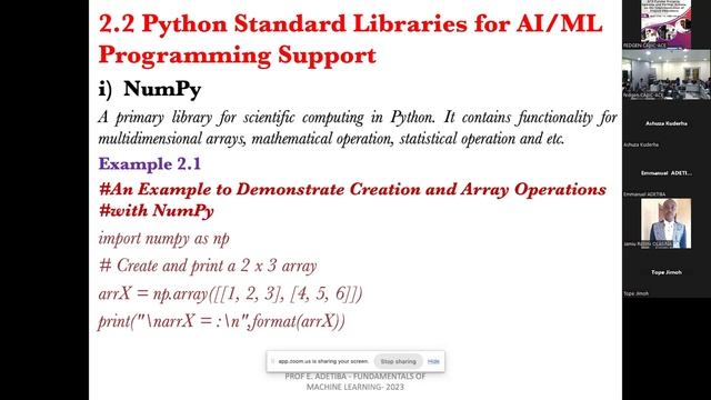 Support Libraries for Artificial Intelligence in Python & Coding Automation with AI-Prof. E. Adetib смотреть онлайн