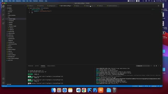 #9 - React-Native || Telugu lo || Adding Custom Font into Application смотреть онлайн