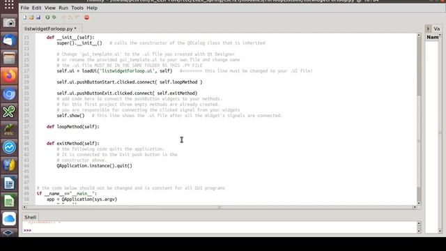 Using an InputDialog, getInt method, and a for loop to populate a Qt5 listWidget. смотреть онлайн