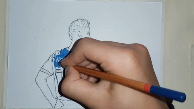 How to draw Neymar Jr / Как нарисовать Неймара смотреть онлайн