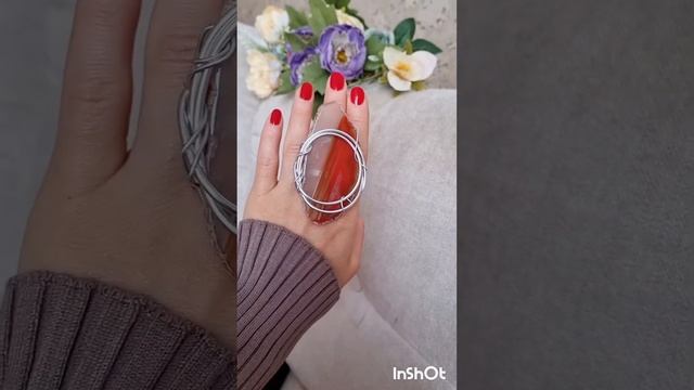 Украшения из натуральных камней. #кольцо #бекстейдж смотреть онлайн