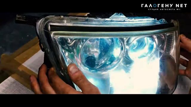 Mitsubishi Pajero Sport Замена модулей на Hella 3R, D2S Philips X-Treme Vision смотреть онлайн