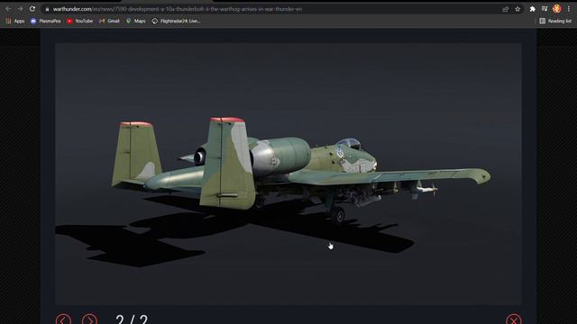 A-10A Thunderbolt II (Early) Pack | War Thunder