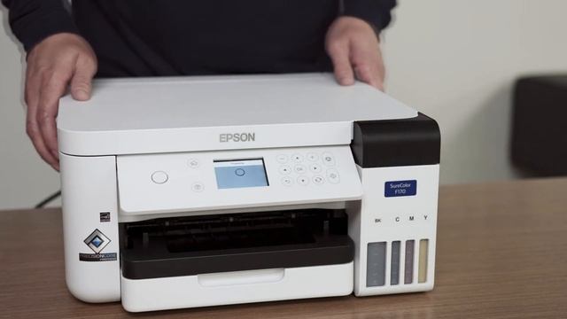 Epson SureColor F170 Dye-Sublimation Printer - Setup смотреть онлайн