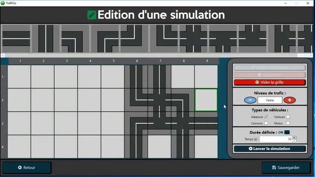 Traffic simulator made in C# WPF смотреть онлайн
