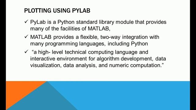 Plotting using PyLab with example смотреть онлайн