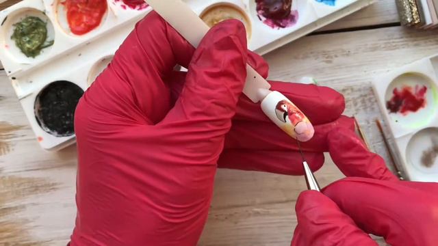 Роспись ногтей попугай / дизайн ногтей смотреть онлайн