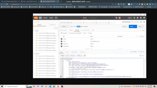 Create APIs using Laravel Passport and test them in Postman смотреть онлайн