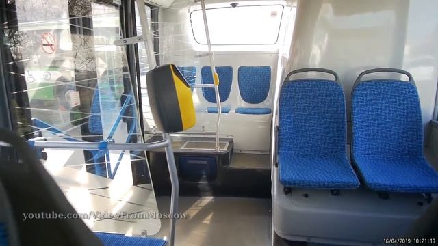 Автобус НЕФАЗ на маршруте 219 // 16 апреля 2019 смотреть онлайн