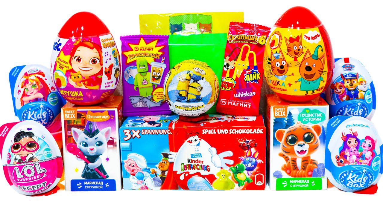 ПЯТНИЧНЫЙ МИКС 15 СЮРПРИЗОВ Три Кота ПРИКОЛЫШИ Сказочный Патруль ЛОЛ Пушистики Cave Club смотреть онлайн