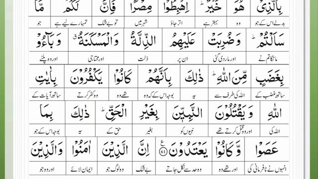 Hifz Al Baqarah | lesson 25 | Part:2 | Ayat : 61 | Dr.Farhat Hashmi | Official Channel смотреть онлайн