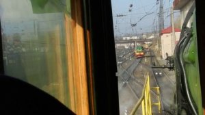 В будке паровоза Су251-86