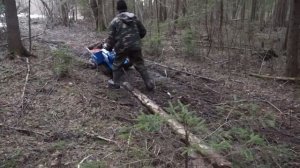 Гусеничная мототачка для мотоблока НЕВА.Тест новой ходовой.