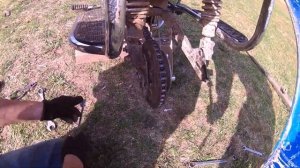 Мопед Альфа 110 . Меняем Звёздочки и Цепь .