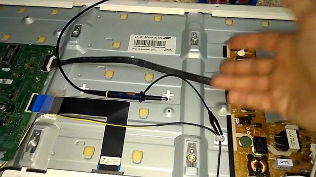 ТВ SAMSUNG UE40F6540AB не включается щелкает - ремонт смотреть онлайн