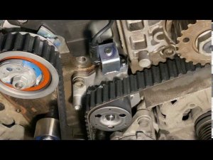 passat b8 2,0TDI timing belt - замена ремня ГРМ