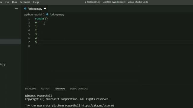 For loop with range function in python | python tutorial for beginners смотреть онлайн