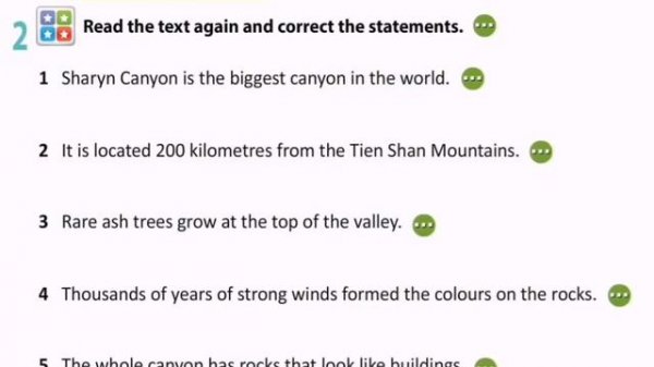 Excel 6. Module 3. An Unforgettable Destinations