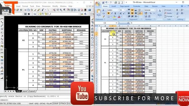 [Hindi] Import & Hyper link Excel table into AutoCAD I Best way in 2017 смотреть онлайн