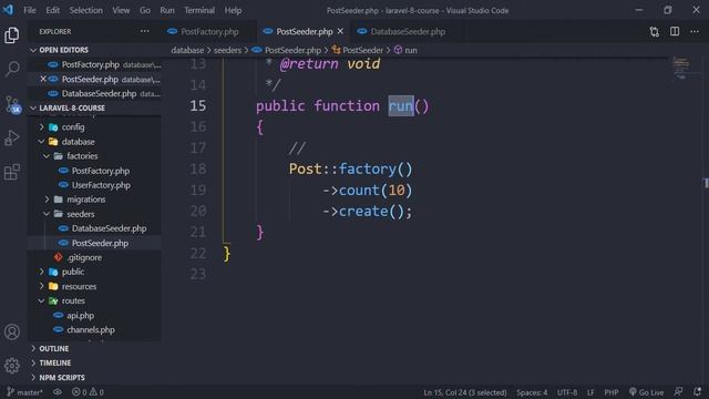 Laravel 8 darija from zero to hero -11- (how to store data using seeders) смотреть онлайн