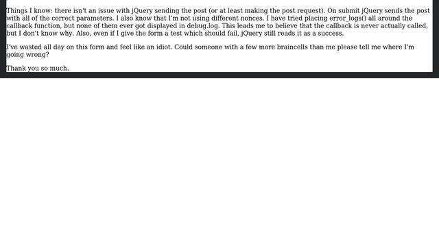 Wordpress: Ajax post returning full html page as response (3 Solutions!!) смотреть онлайн