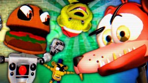 FNAF ТЕСТ на ПСИХИКУ не СМЕЙСЯ ЧЕЛЛЕНДЖ ЭНДО-БУРГЕР и СУМАШЕДШИЕ АНИМАТРОНИКИ из ФНАФ !!!