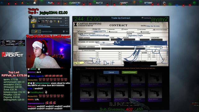 Stat Trak AK-47 Case Hardend Blue Gem Trade Up смотреть онлайн