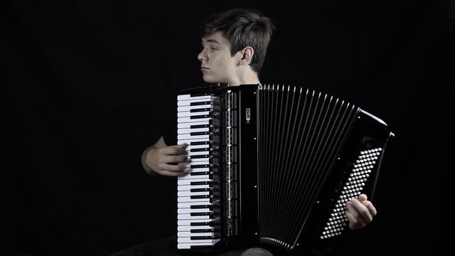 Bach: Two-Part Invention No.11 G-moll. Accordion. смотреть онлайн