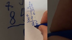 как научиться умножать двузначное на двузначное правильно,  умножение столбиком