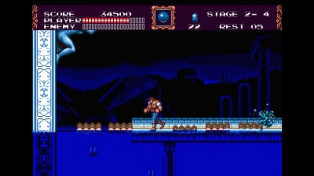 Sega Mega Drive 2 (Smd) 16-bit Castlevania - Bloodlines Stage 2