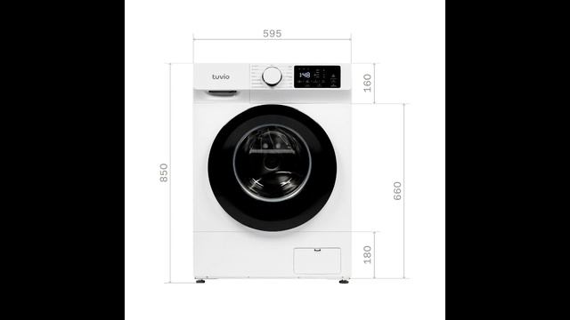 Новая стиральная машина Tuvio WFS76HW1 с инвертором и паром — удобное решение для вашей жизни смотреть онлайн