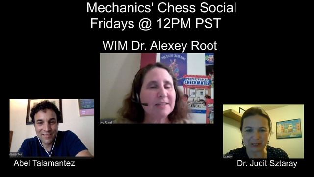Mechanics' Chess Social #6 - WIM Dr. Alexey Root смотреть онлайн