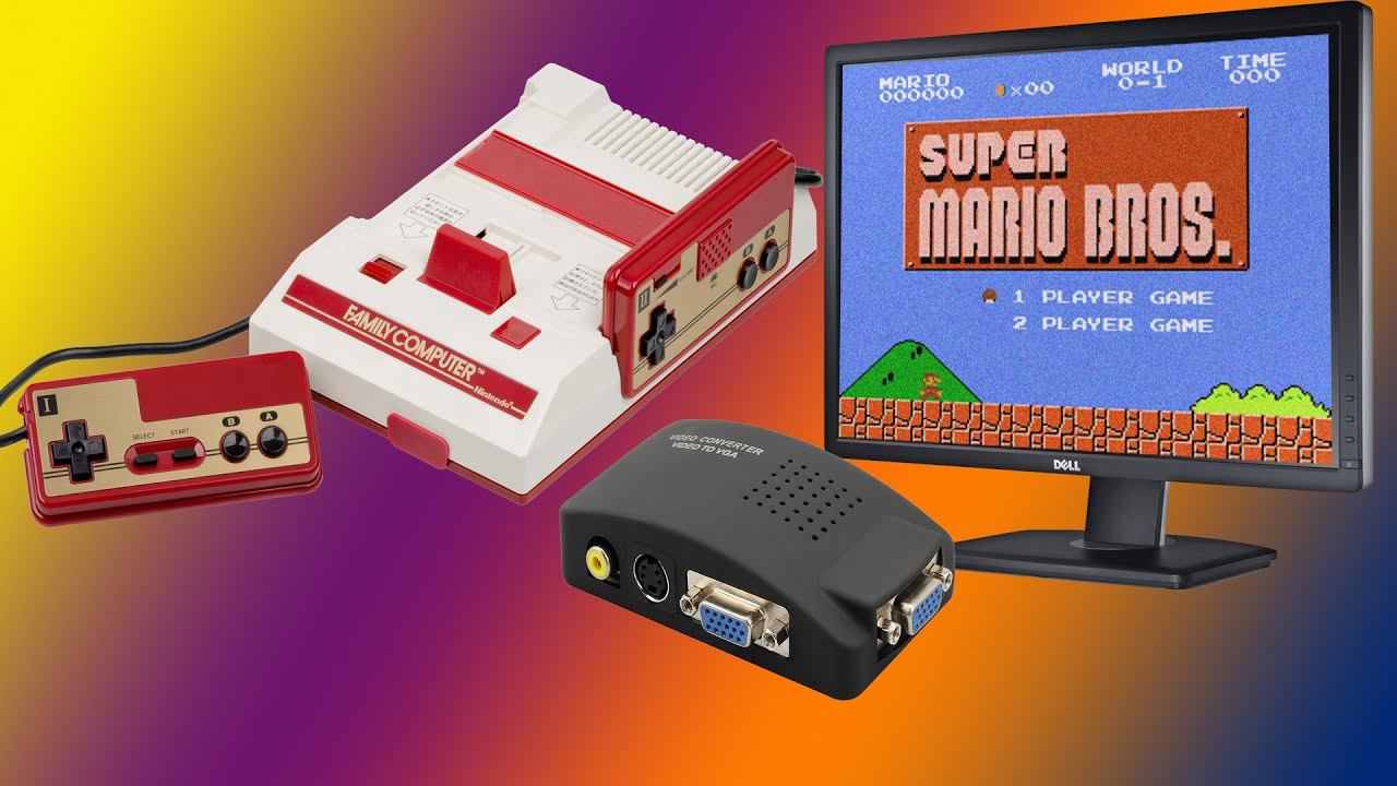 Подключение игровых приставок к VGA монитору