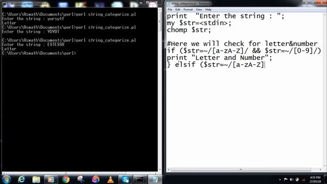 Categorize the String Given | PERL смотреть онлайн