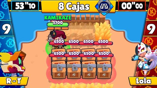 R-T Vs ЛОЛА | Brawl Stars