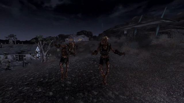 Fallout New Vegas: Feral Ghouls with Firearms Test смотреть онлайн