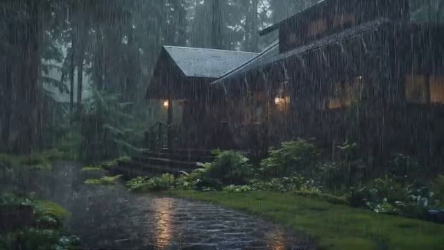 Détendez-vous et Dormez Bien Avec Une Douce Pluie De Forêt | Bruit Blanc Pour étudier et Dormir смотреть онлайн