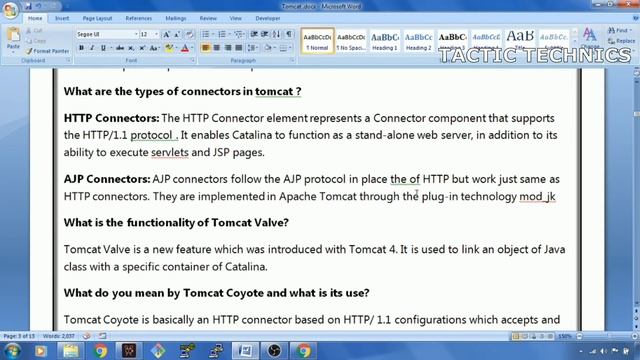 Interview questions and answers for Tomcat Web Server смотреть онлайн