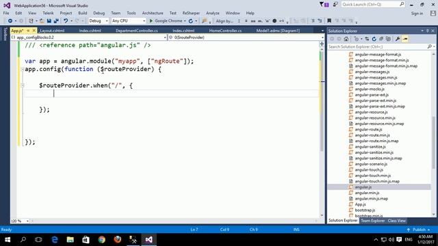 Angular Routing With MVC смотреть онлайн