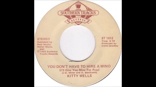 Kitty Wells - You Don't Have To Hire A Wino [c.1982]. смотреть онлайн