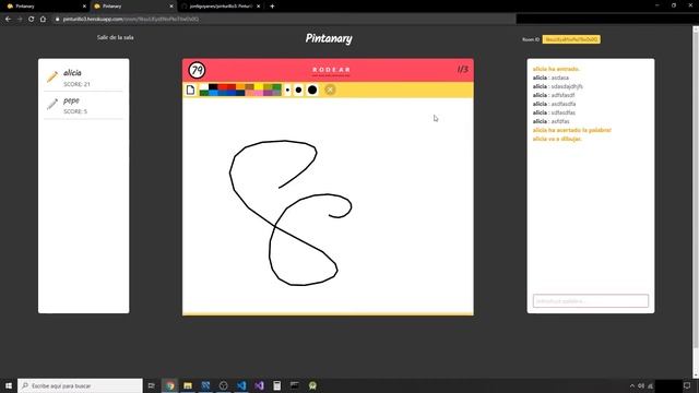 Pintanary - Pinturillo clone made with Vue, Nodejs and Socket.io смотреть онлайн