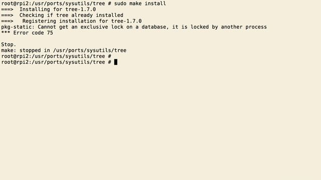 EasyPi - 11.树莓派使用Ports安装软件包 (FreeBSD) смотреть онлайн
