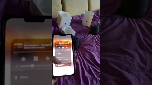 Airplay 2 одновременная работа с 5 Homе Pod под управлением iPhone 11 Pro Max 512 dual sim смотреть онлайн
