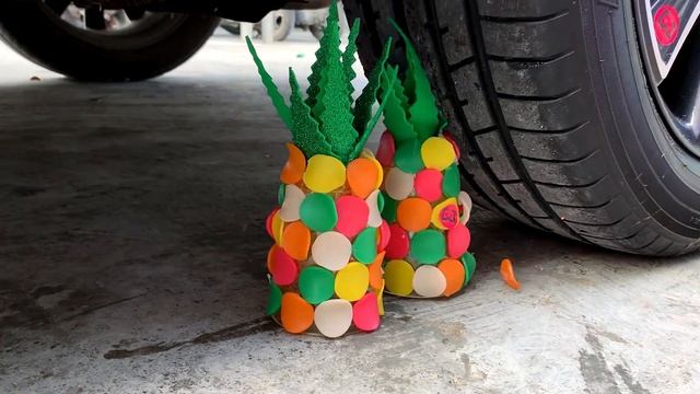 Run Away !! Car Crushing Spongebob & Dinosaur Animation ? Crushing Crunchy & Soft Things By Car смотреть онлайн