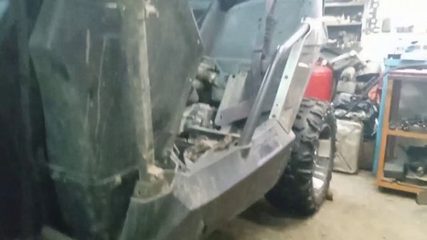 Зимние покатушки, ремонт багги, горелка в действии