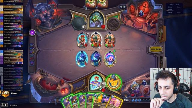 Hearthstone Standard Titans Control Mage Deck смотреть онлайн
