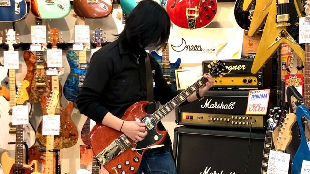 Gibson Original Collection SG Standard '61 w/Maestro Viblora Vintage Cherry #231600013 Tone Check смотреть онлайн
