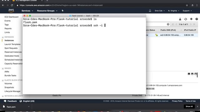 SSH into EC2 instance - Deploy Flask application on EC2 p.2 смотреть онлайн