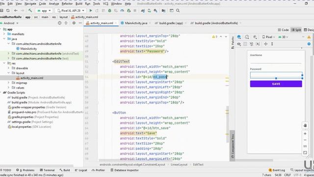 ButterKnife Android Part-1 (Bind Activity) смотреть онлайн