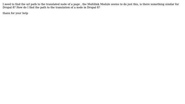 Drupal: Path to translated content of a node смотреть онлайн
